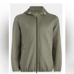 NWT G/Fore Golf Wind Control Double Knit Pique Hooded Jacket XXL Isle $525